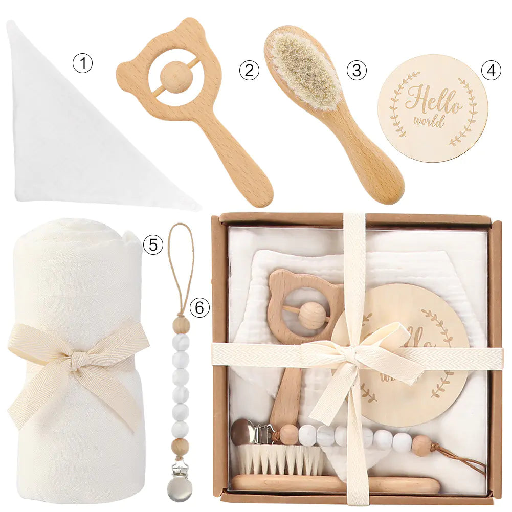 Infant Bathtime Fun Kit: Towel & Toys