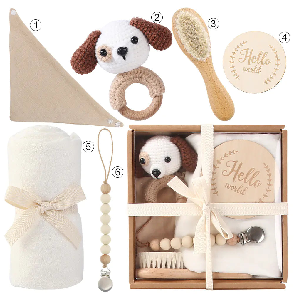 Infant Bathtime Fun Kit: Towel & Toys