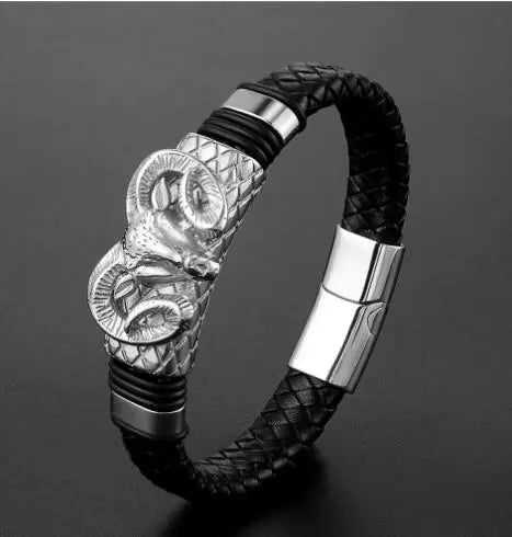 Stellar Men's Steel Braided Bracelet