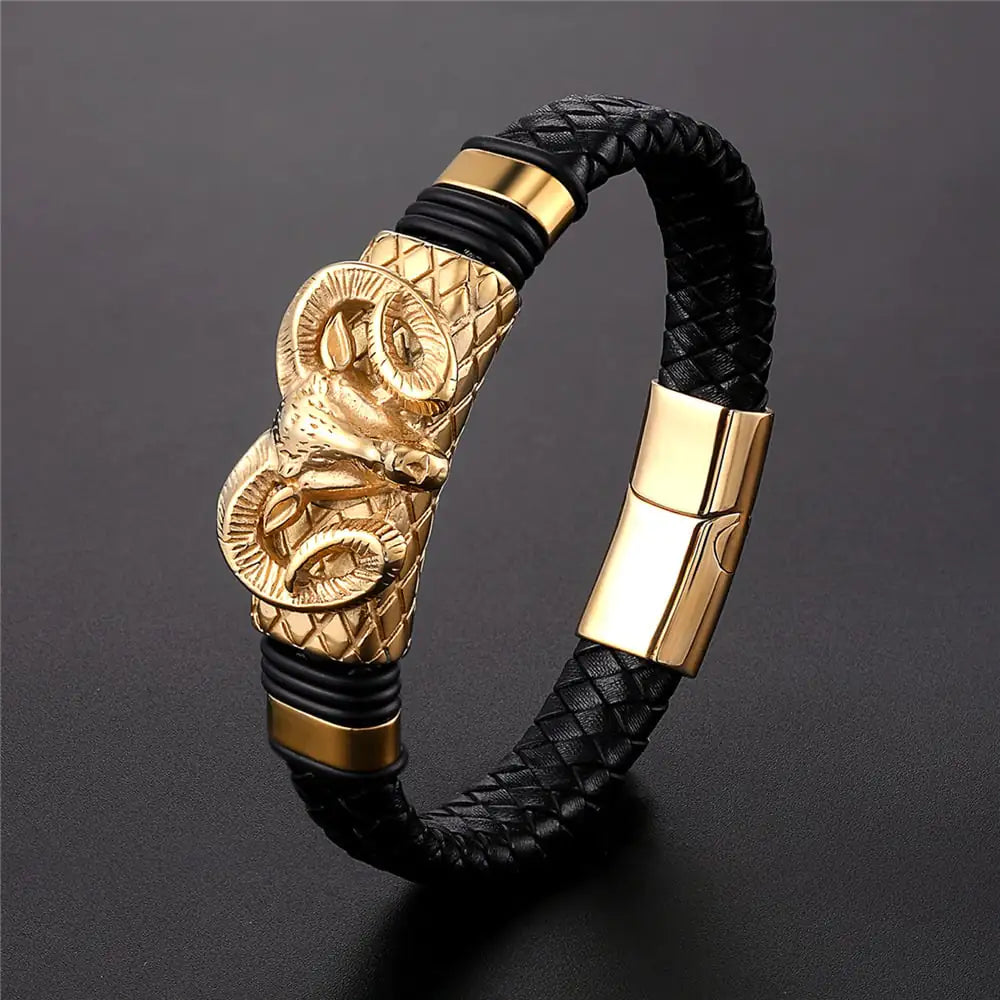 Stellar Men's Steel Braided Bracelet